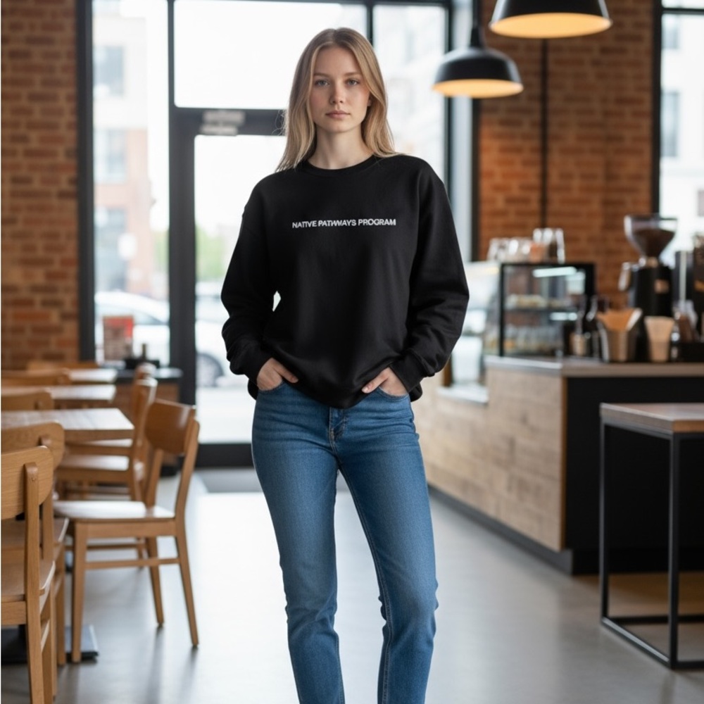 Native Sweatshirt- Wheel- Large